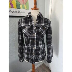 Sage Collective XS fleece lined flannel jacket